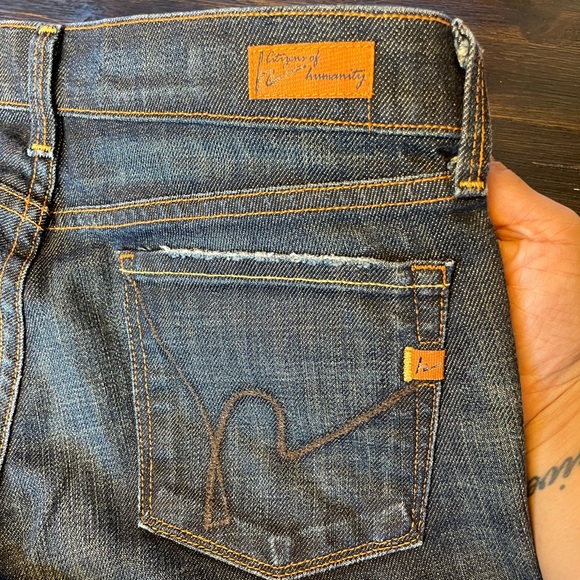 Vintage Citizen of Humanity Low Rise Boot Cut Jeans size 28 (rare) - Picture 4 of 10